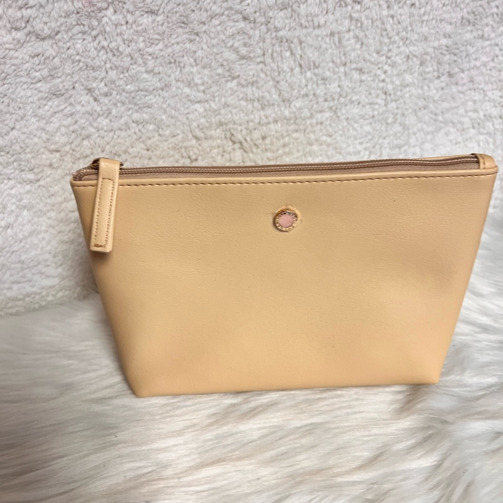 Bulgari Cream Cosmetic Bag